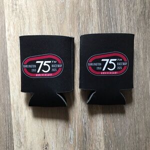 Darlington Raceway 75th Anniversary Can Coolers Koozies Pair NASCAR SC
